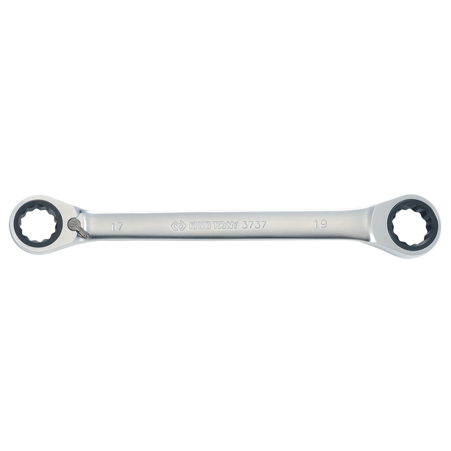 Klíče ráčnové oboustranné zalomené očkové