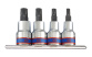 Sada zástrčných hlavic King Tony 1/2 CrV XZN M6 - M12 na kolejnici 4126PR
