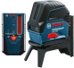 Křížový laser Bosch GCL 2-50 + přijímač LR6 0601066F01