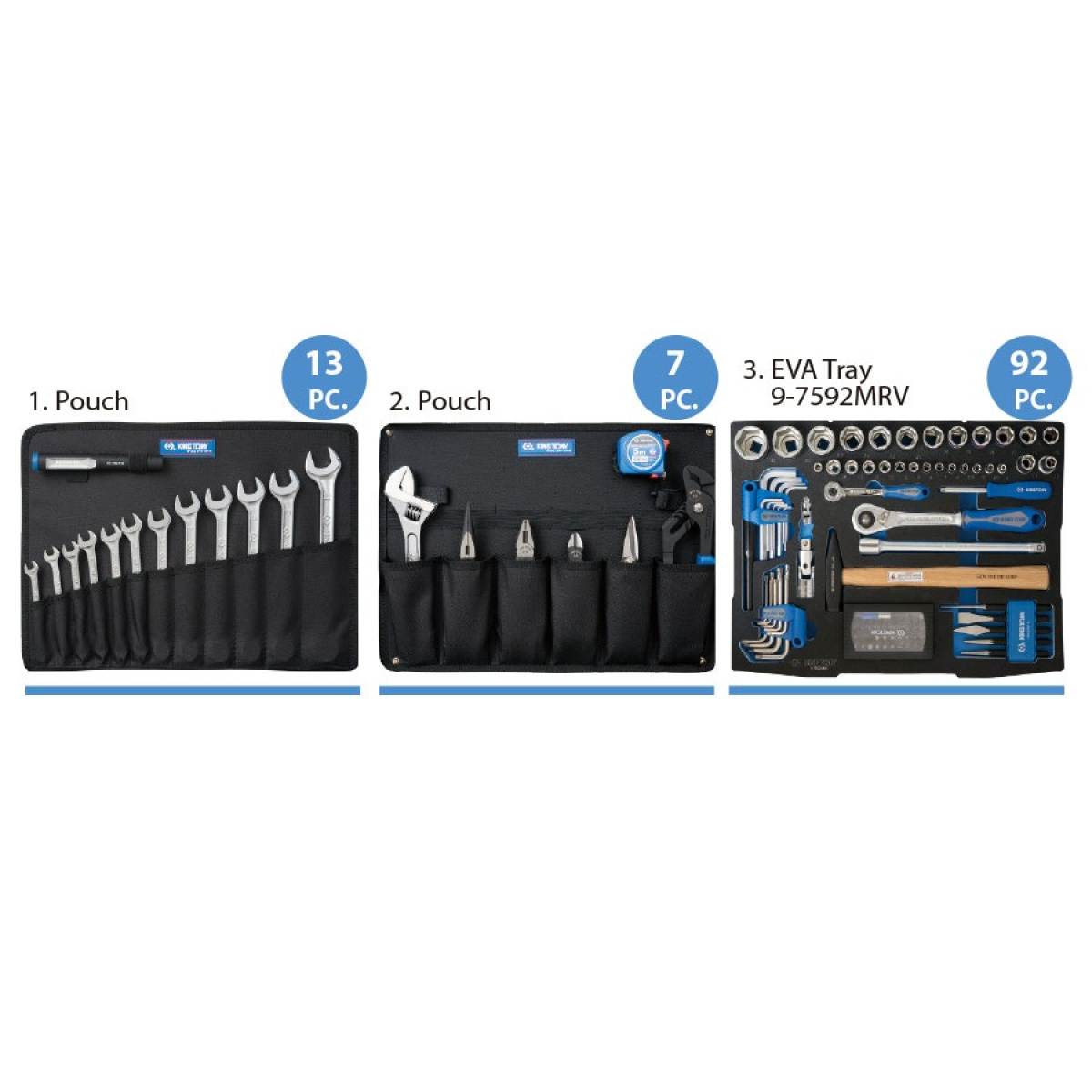 Sada nářadí CrV 112 ks v kufru 87405-2