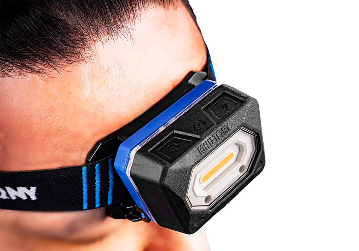 Lampa čelovka COB LED, 400 lm