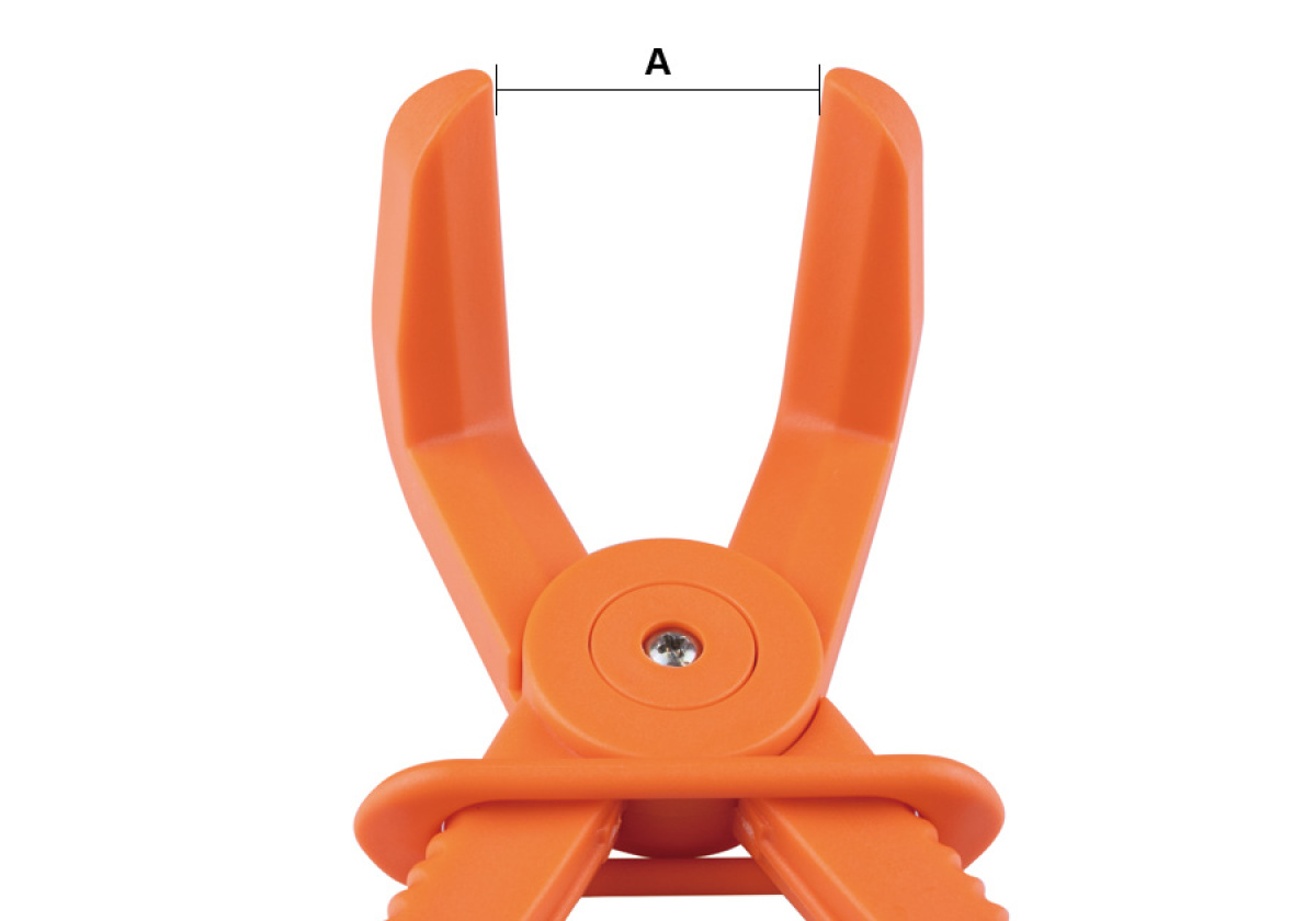 Svěrka na hadice zahnutá Dmax 42 mm