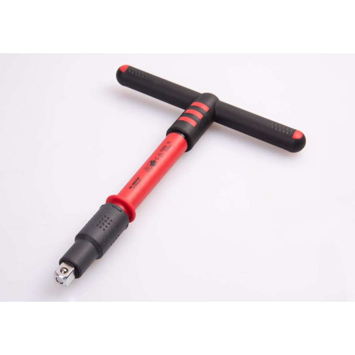 3/8 rukojeť T pro hlavice izolovaná VDE, L 200 mm