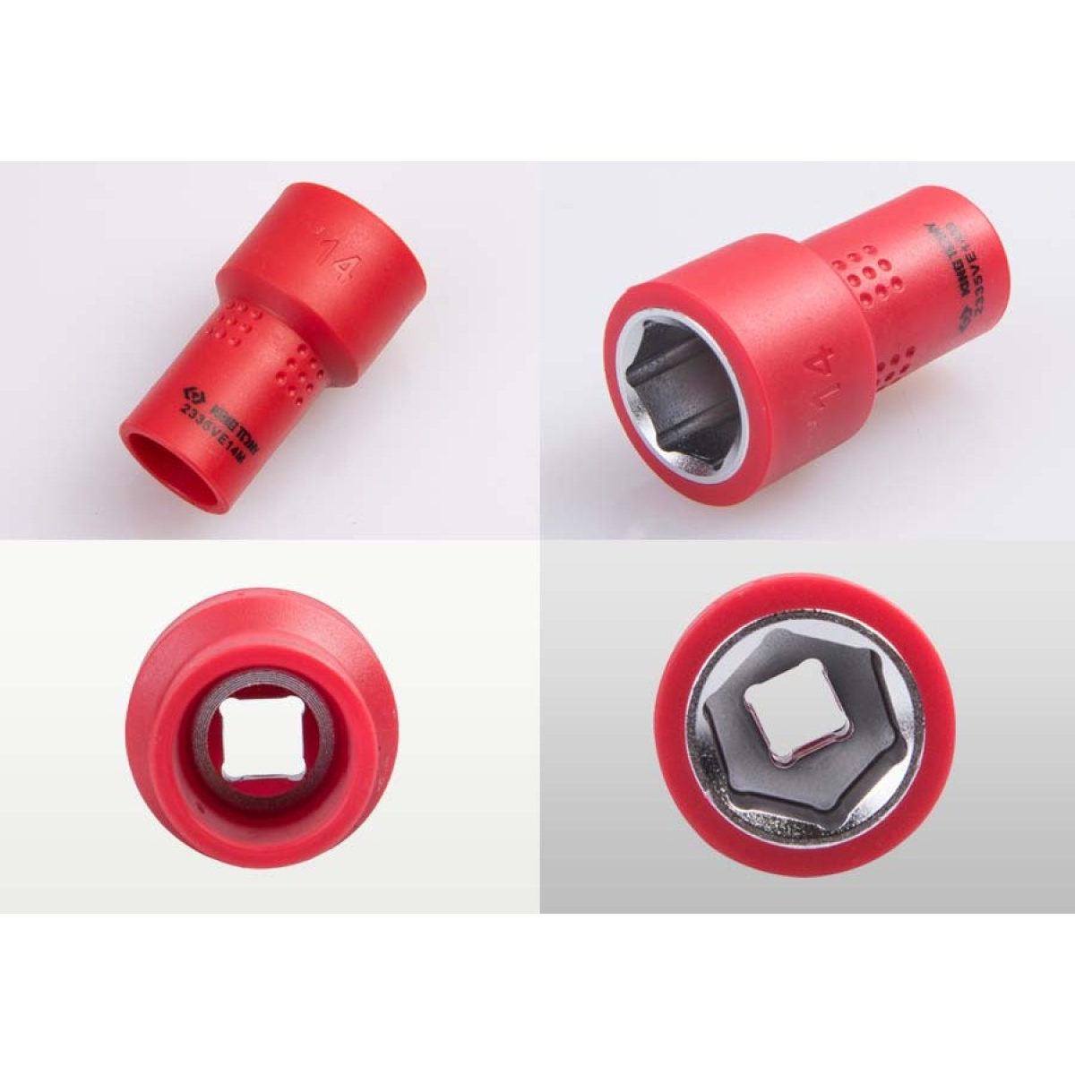 1/4 hlavice nástrčná izolovaná VDE, 6 hran 8 mm, L 41 mm