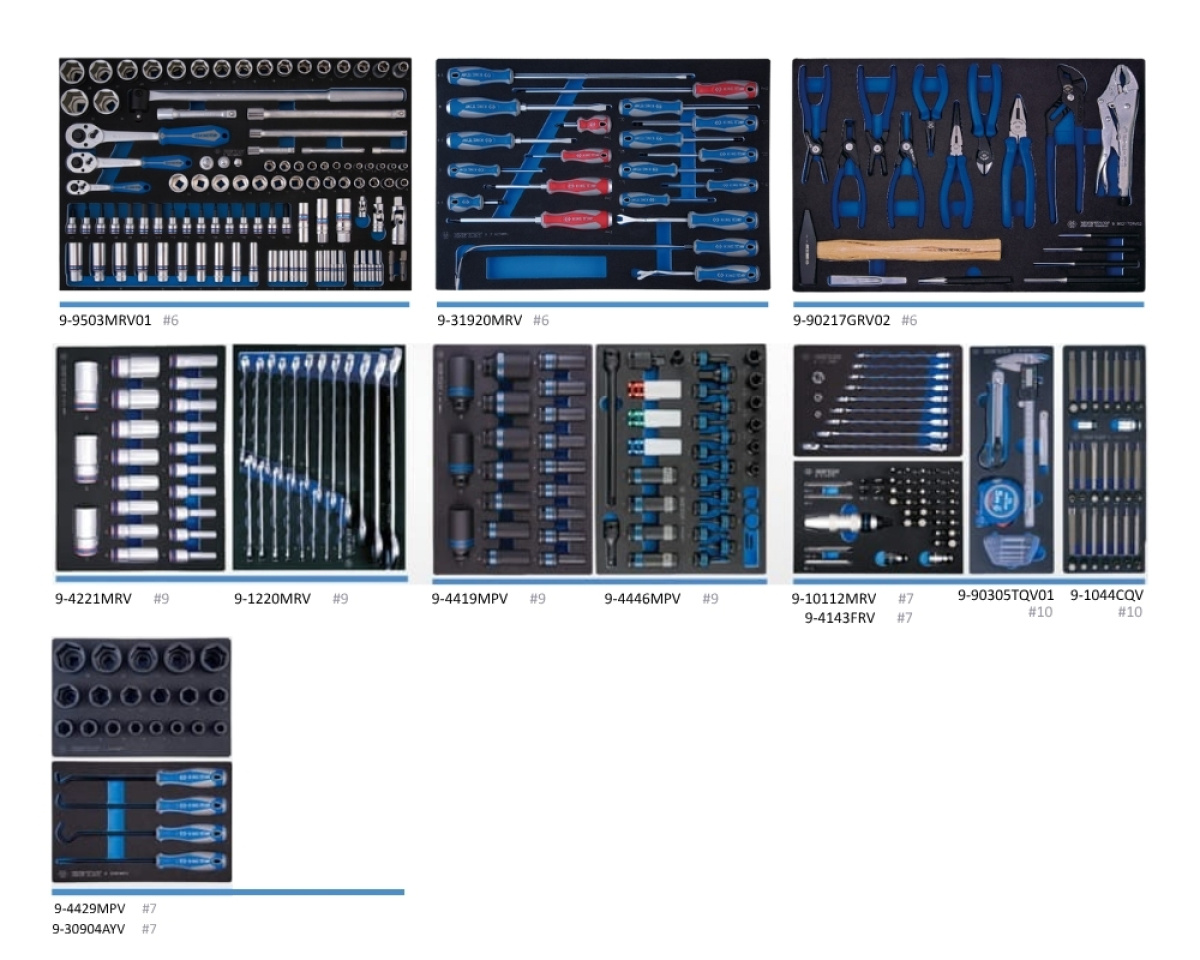 Sada nářadí do vozíku, 365 ks, EVA