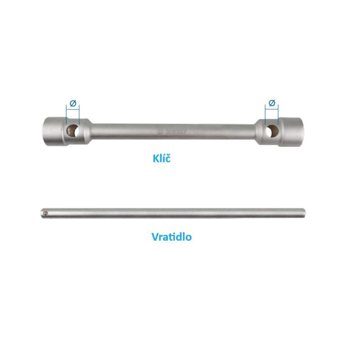 Klíč na kola 41 x 21 mm (4 hran), L 450 mm (D 25 mm)