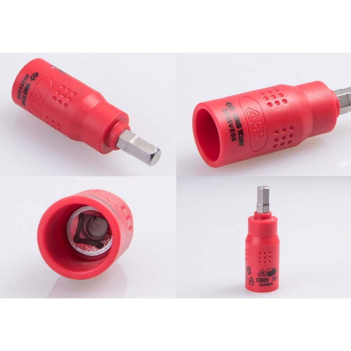 1/4 hlavice zástrčná izolovaná VDE, INBUS 4 mm, L 58 mm