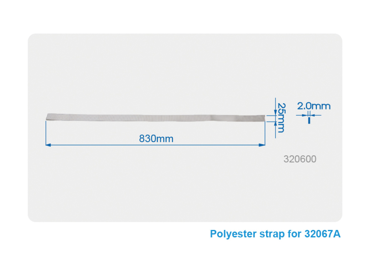 Pásek náhradní pro 320670,60-180 mm, nylon