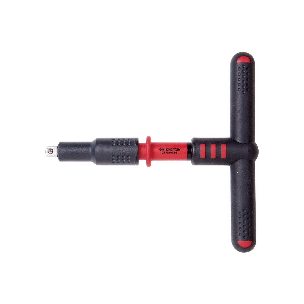 1/4 rukojeť T pro hlavice izolovaná VDE, L 125 mm