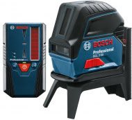 Křížový laser Bosch GCL 2-50 + přijímač LR6 0601066F01