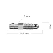 Odvzdušňovací šroub M7x1 L=30,5 mm 5-300-0086