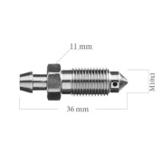 Odvzdušňovací šroub M10x1 L=36 mm 5-300-0019