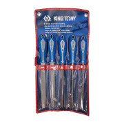 Sada pilníků na kov 5 ks s kartáčem King Tony 1005GQ