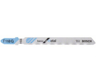 Pilový plátek do kmitací pily Bosch T 118 G - Basic for Metal 2608631012
