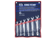 Levně Sada kombinovaných klíčů King Tony 6 ks 1B06MR