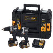 Sada aku vrtačky DCD85M a rázového utahováku DCF85M DeWalt edice McLaren DCK200MP2T