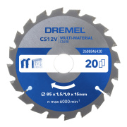 Pilový kotouč Dremel MultiMaterial 85x15 T20 2608846430