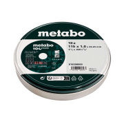 Řezný kotouč na nerez Metabo 115 x 1,0 x 22,23 mm 10 ks 616398000