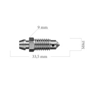 Odvzdušňovací šroub M8x1 L=33,5 mm 5-300-0090