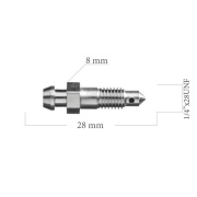 Odvzdušňovací šroub 1/4x28 UNF L=28 mm 5-300-0120X