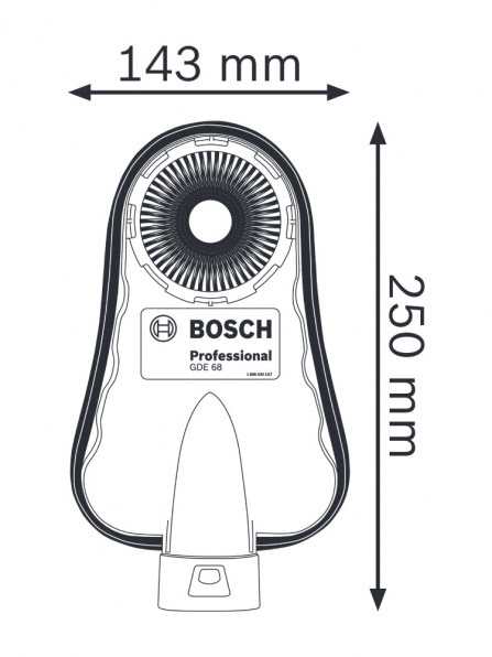 Adaptér odsávací pro SDS-Max Bosch GDE 68