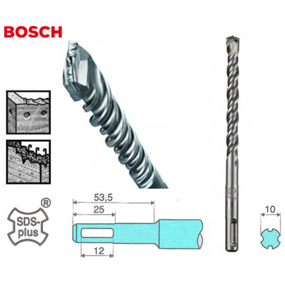 Vrták do kladiv Bosch SDS-plus-5  10 x 50 x 115 mm 1618596176