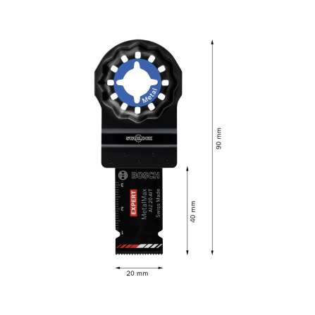 Ponorný pilový list Bosch Expert Starlock AIZ 20 AIT MetalMax 2608902043 - 4 Ponorný pilový list Bosch Expert Starlock AIZ 20 AIT MetalMax 2608902043 - 4