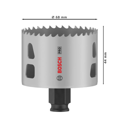 Pila vykružovací/děrovka Bosch PRO Multi Material PC Plus 68 mm 2608594398 - 5