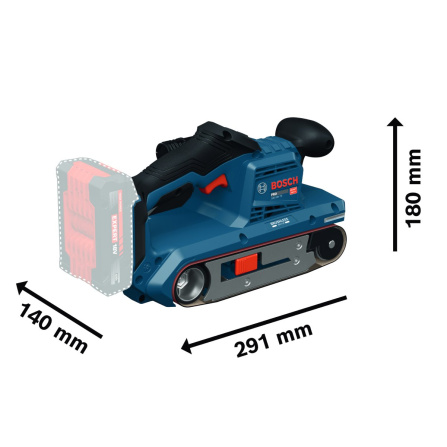 Aku pila pásová Bosch PRO GBS 18V-75 solo bez aku 06012C2000 - 8 Aku pila pásová Bosch PRO GBS 18V-75 solo bez aku 06012C2000 - 8