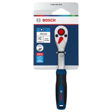 Ráčna s přepínací páčkou Bosch Professional 1/4 1600A03AC6 - 2 Ráčna s přepínací páčkou Bosch Professional 1/4 1600A03AC6 - 2