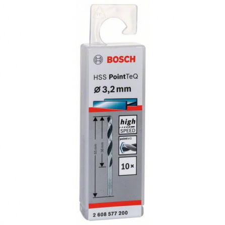 Vrták spirálový Bosch PointTeQ 3,2 mm 2608577200