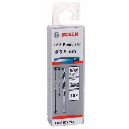 Vrták spirálový Bosch PointTeQ 3,5 mm 2608577203