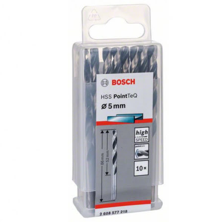 Vrták spirálový Bosch PointTeQ 5,0 mm 2608577218