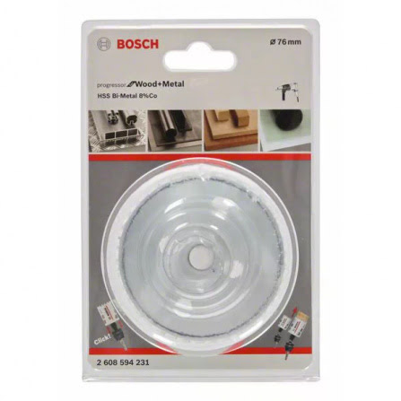 Pila vykružovací/děrovka Bosch 76 mm Progressor for Wood and Metal