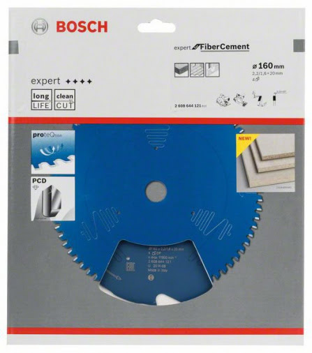 Pilový kotouč Bosch Expert for Fiber Cement 160x20x2,2 mm, 4 zuby