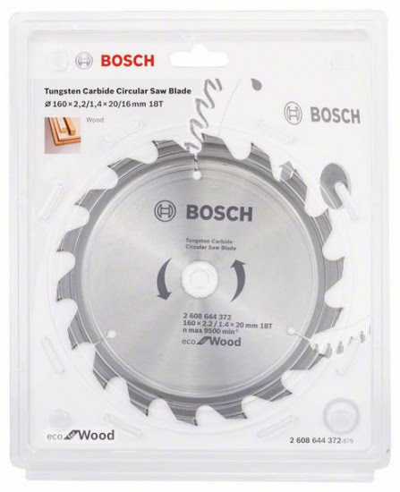 Kotouč pilový Bosch ECO for Wood 160x2,2/1,4x20 18T