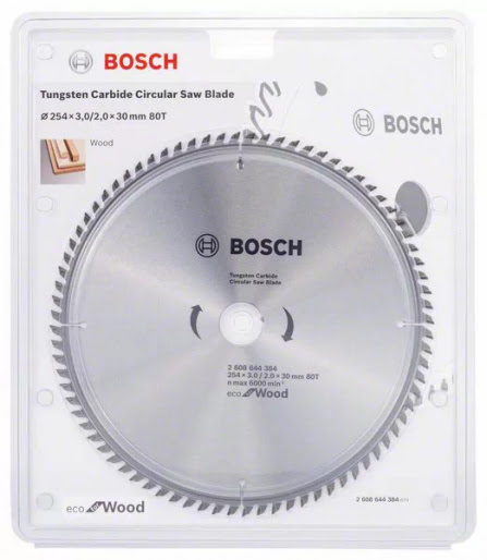 Kotouč pilový Bosch ECO for Wood 254x30x3 80T