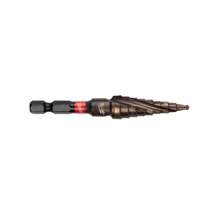 Vrták stupňovitý 4 - 12 mm 9 stupňů 83 mm Milwaukee SHOCKWAVE IMPACT DUTY 48899261