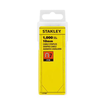Sponky do sponkovačky Stanley typ 7CT100 10 mm 1000 ks 1-CT106T Sponky do sponkovačky Stanley typ 7CT100 10 mm 1000 ks 1-CT106T
