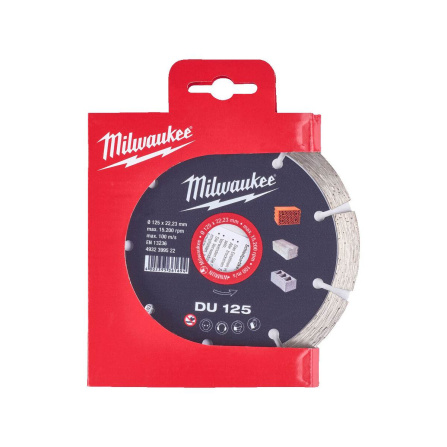 Diamantový dělící kotouč Milwaukee DU 125/22,23 mm 4932399522 - 2