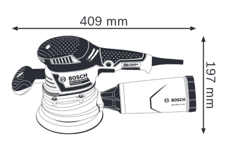 Bruska excentrická Bosch GEX 40-150 Professional