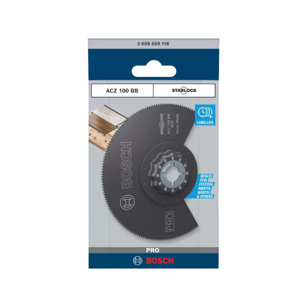 Segmentový pilový kotouč Bosch PRO Starlock ACZ 100 BB 2608669118 - 2