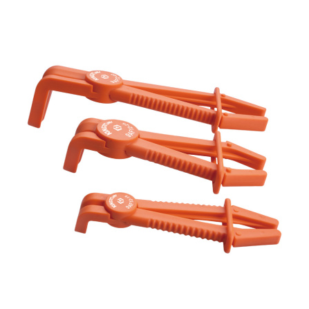 Sada zahnutých svěrek na hadice King Tony 3ks 9AF123