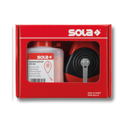 Set brnkačka značkovací navíjecí s práškem SOLA CLP30 + KPB250 červená 66110642 - 2