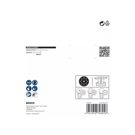 2608902407 Sada brusných kotoučů Bosch Expert O780 s fólií  125 mm 9 ks-8