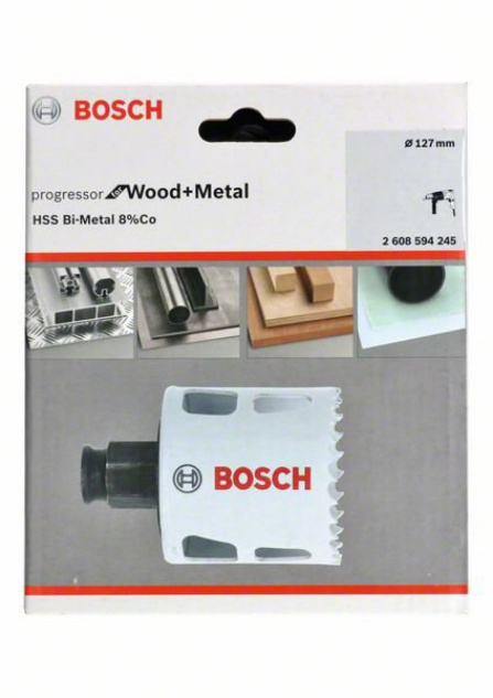 Pila vykružovací/děrovka Bosch 127 mm Progressor for Wood and Metal