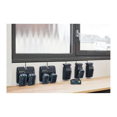 Sada akumulátorů a nabíječe Festool SYS 18V 4x5,0/TCL 6 DUO 577709 - 2