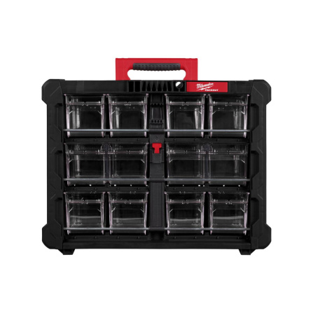 Organizér s vyklápěcími boxy Milwaukee Packout Tip Bin Organiser 4932498323 - 2