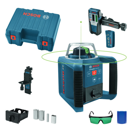 Stavební rotační laser + přijímač LR 1G Bosch GRL 300 HVG Set Professional 0601061701 - 2