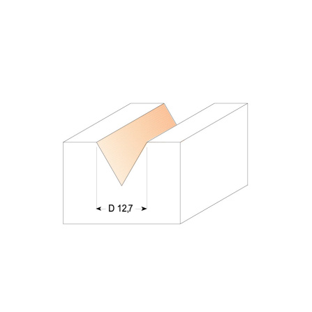 Fréza na V-drážku 60° CMT C95800111 - 3